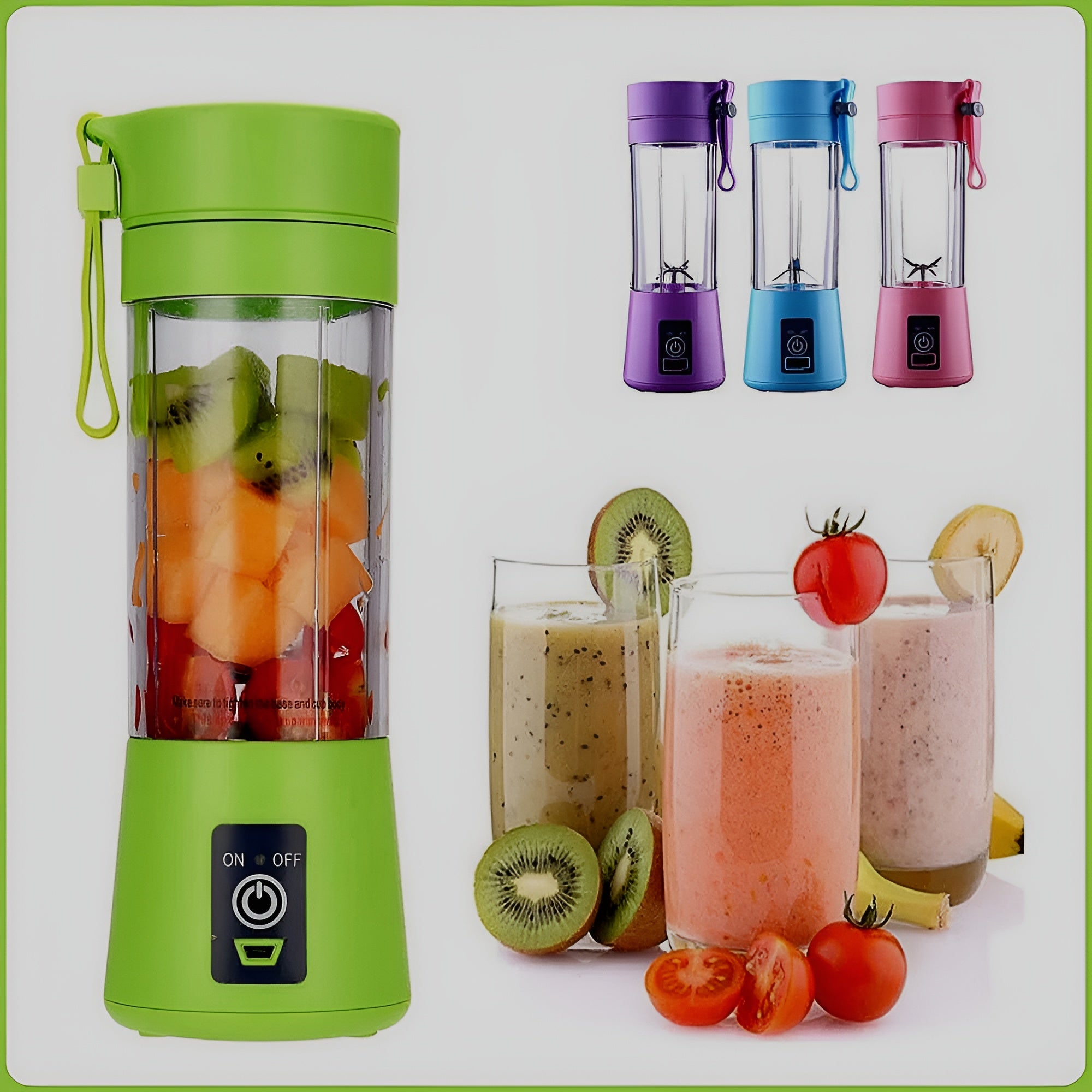 Portable Mini 6 blade Juicer blender