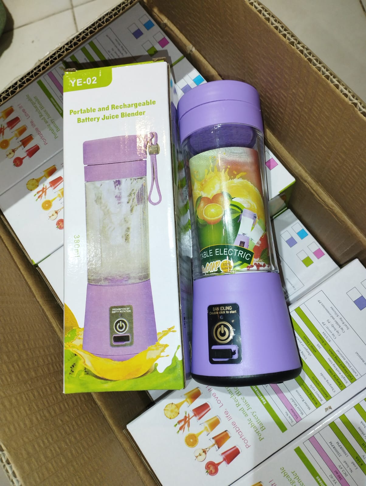 Portable Mini 6 blade Juicer blender