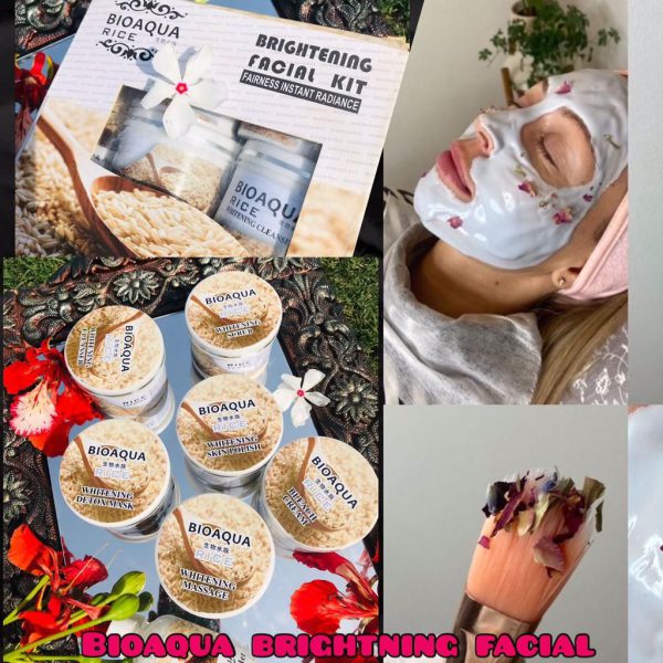 Bio Aqua Rice Facial Kit Brightening Facial Kit Fairness Instant Radiance