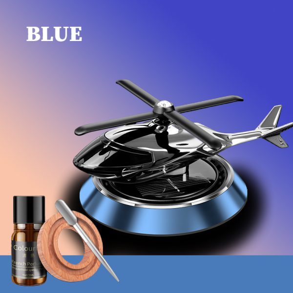 Solar Helicopter With Car Fragrance.