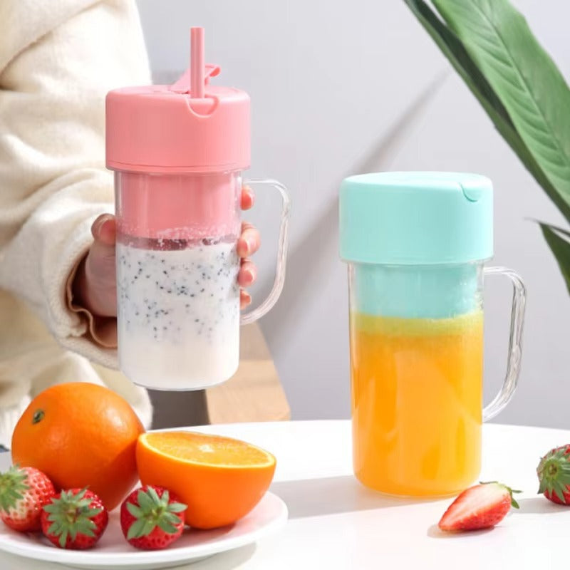 portable mini juicer blender with straw cup