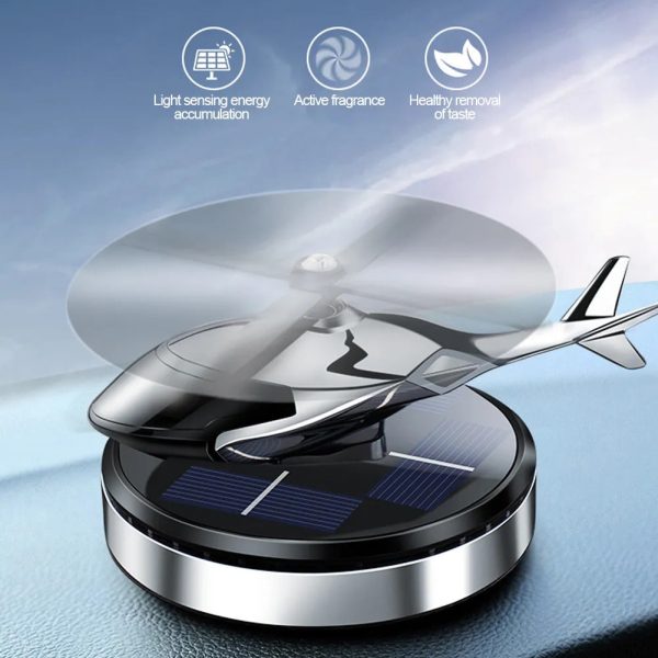 Solar Helicopter With Car Fragrance.